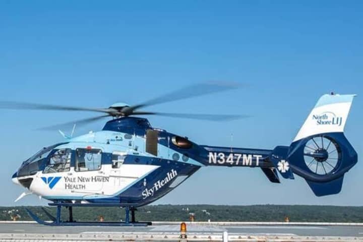 The Yale New Haven Hospital&#x27;s medical helicopter SkyHealth will be landing in Wilton on Saturday.