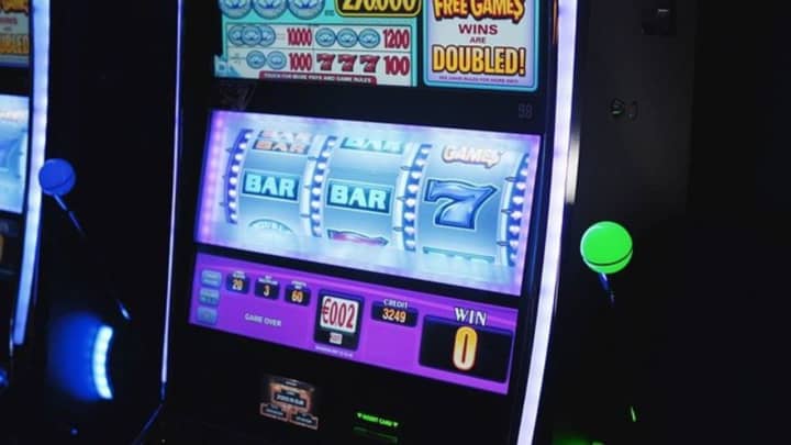 Stock image of a slot machine