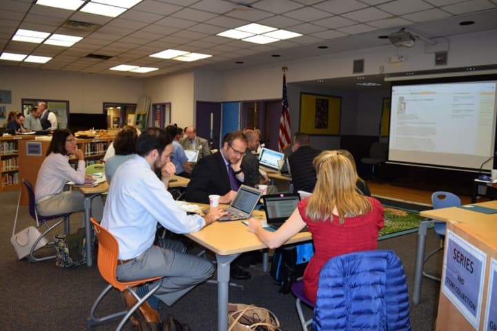 Somers educators recently went on a field trip to observe instructional technology.