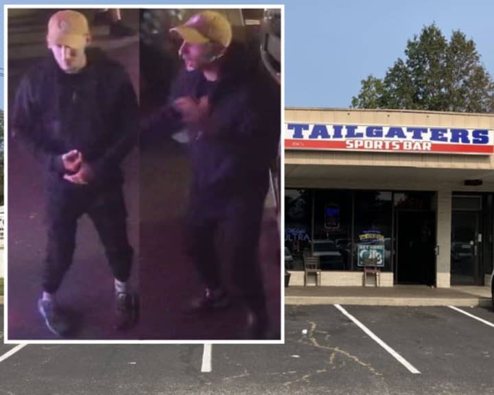 The man wanted in connection with a stabbing at JDC’s Tailgaters Sports Bar in Holbrook on May 28.
