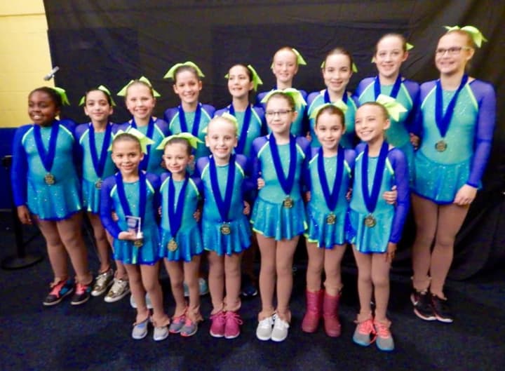 Sprites, team from the Stamford-based Southern CT Synchronized Skating, won a gold medal at the Terry Conners Open in Stamford last week.