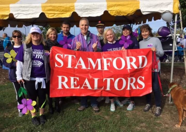 The Stamford Board of Realtors raised more than $11,000 in Sunday&#x27;s Walk for Alzheimer&#x27;s.
