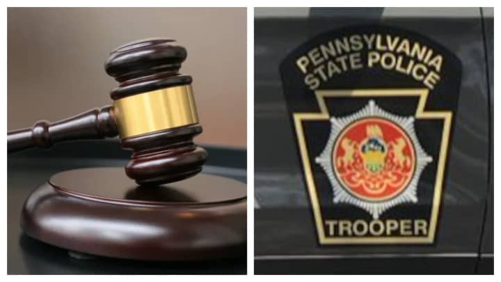 A gavel, Pennsylvania State Police