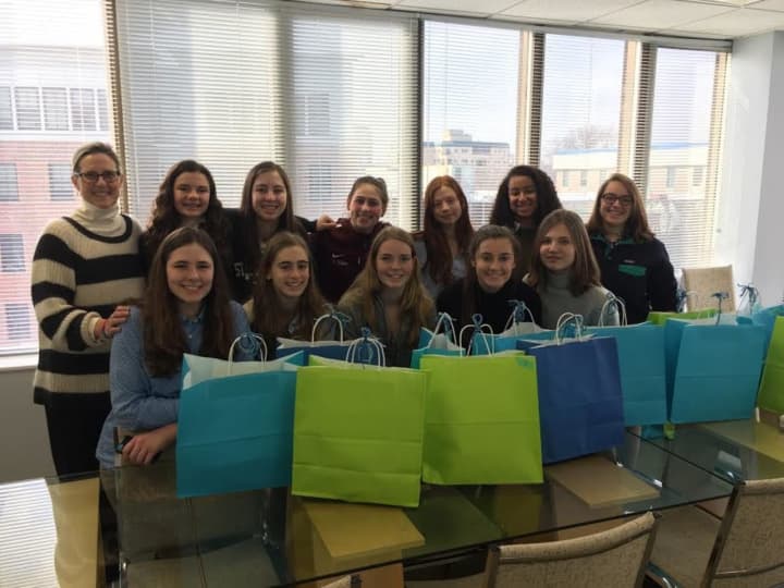 Girls from St. Luke&#x27;s conducted a clothing drive and donated items to The Center for Sexual Assault Crisis Counseling and Education  in Stamford.