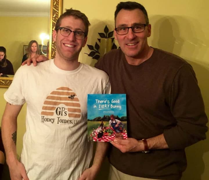 Westwood native John Potestivo authored &#x27;There&#x27;s Good In Every Bunny&#x27; and held an open house in his hometown to promote the book.