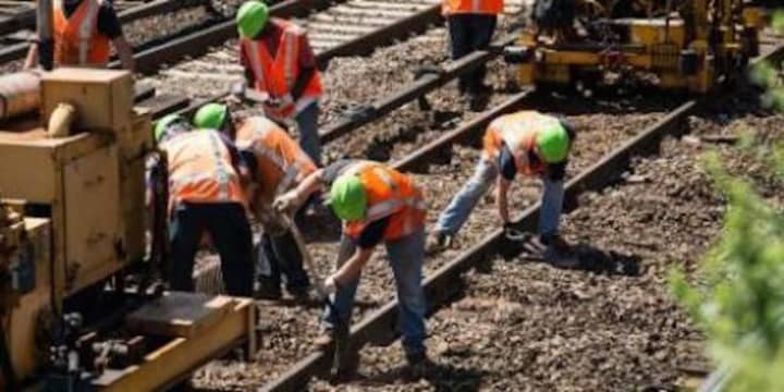 Metro-North employees tackle trackwork over the summer.