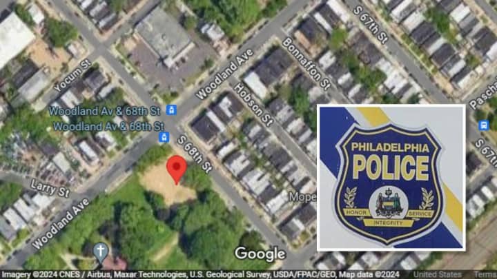Woodland Avenue and South 68th Street in Philadelphia; PPD.