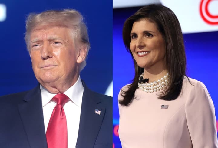 Former President Donald Trump leads former U.N. Ambassador Nikki Haley before New Hampshire's 2024 Republican primary, according to a Monmouth University poll.