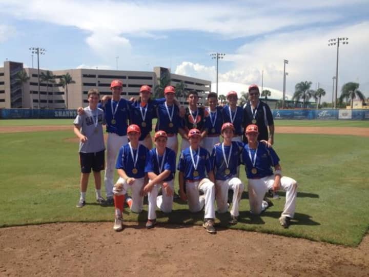 Mid-Westchester U16 Baseball team wins back to back Golds, winning in Ft. Lauderdale’s 2015 JCC Maccabi Games on Aug. 9.