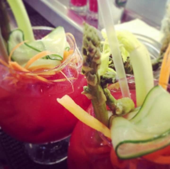 After you get done eating the veggies that garnish your Bloody Mary at Underhills Crossing in Bronxville, you might not have room for brunch.