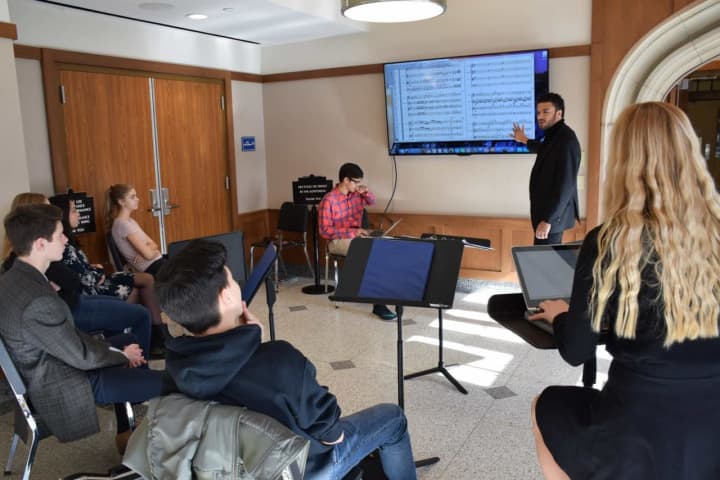 The collaboration enabled the orchestra students to be creative and innovative, which are skills closely aligned with the dispositions of the Bronxville Promise.