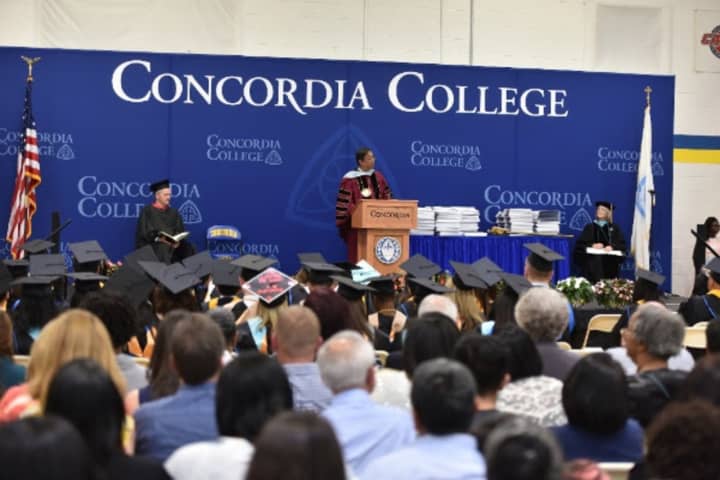 Concordia College held commencement ceremonies on Saturday.