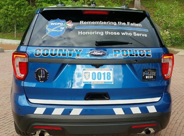 County police officials have designated a memorial vehicle for the 18 officers that have been lost in the line of duty.