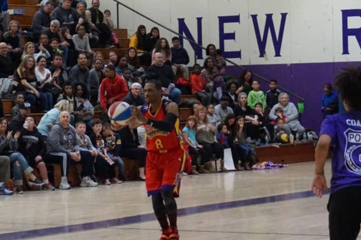 The Harlem Globetrotters took their talents to New Rochelle High School on March 5.