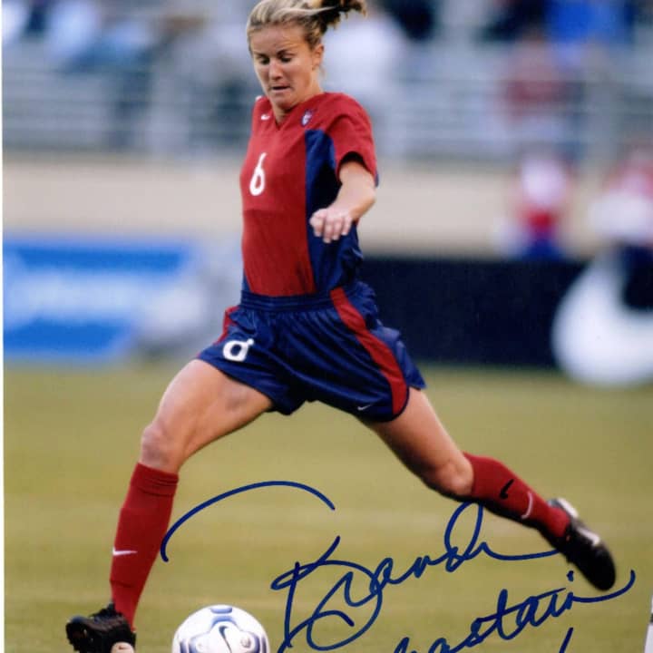 Brandi Chastain will host a soccer camp through the Next Level Camp for Girls.