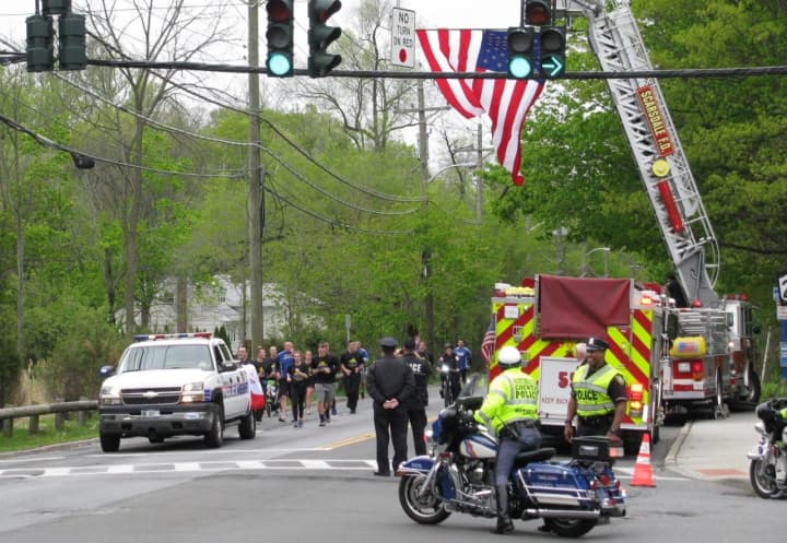 The Law Enforcement Torch Run to benefit the Special Olympics took place on Thursday May 5, 2016. The run travels directly through Scarsdale on Route 22, and this year’s run concludes in Peekskill.