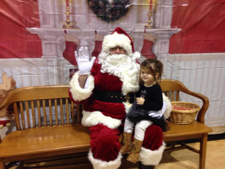 Santa paid a visit to Long School in Saddle Brook.