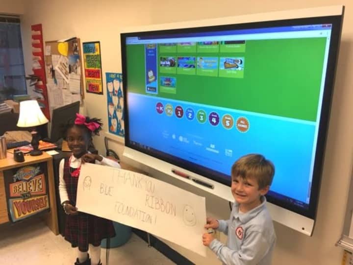 The Blue Ribbon Foundation recently provided $25,000 in funding -- including for high-tech additions to the classrooms.