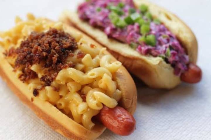 Toppings range from classic to crazy at Dobbs Dawg House in Dobbs Ferry.