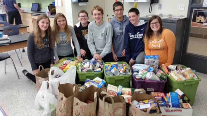 The Eastchester Middle School Student Council would like to thank everyone who brought in donations for the local ECAP program food drive. 