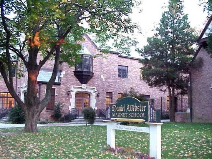 The renovated Daniel Webster Magnet School in New Rochelle.