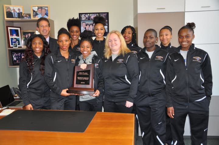 Monroe College&#x27;s Indoor Track and Field team
