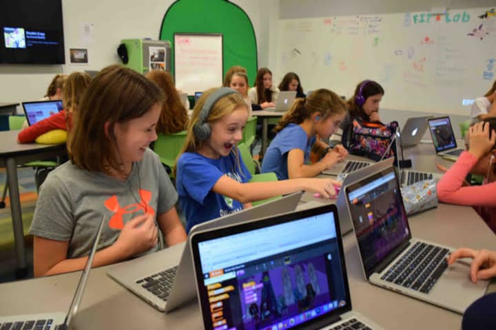 Bronxville Middle School recently held a &quot;Girls Code Night&quot; to encourage female students to explore technology and science. 