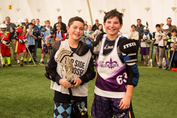 This weekend, Albert Leonard Middle School students Sam Rosenberg and Evan Phillips, both 12, raised more than $6,000 for children’s cancer research.