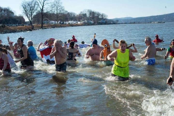 Peekskill&#x27;s Polar Plunge attracted more than 80 people Sunday and raised $16,000 for college scholarships.