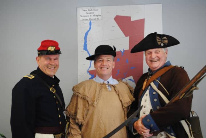 Participants are fully uniformed and equipped for the French and Indian War, Revolutionary War, War of 1812 and the Civil War. 