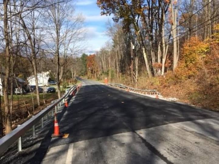 The bridge on Clinton Hollow Road over the Little Wappinger Creek in the Town of Clinton is reopened.