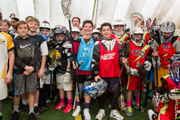 New Rochelle Middle School students Sam Rosenberg and Evan Phillips hosted the second annual Be a Good Cookie Lacrosse Tournament.