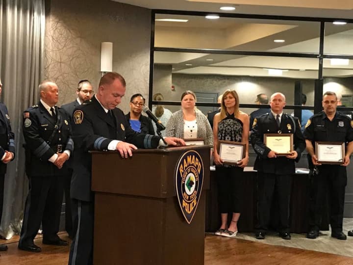 The Ramapo Police Department recognized 42 officers, residents and dispatchers during their annual awards ceremony.