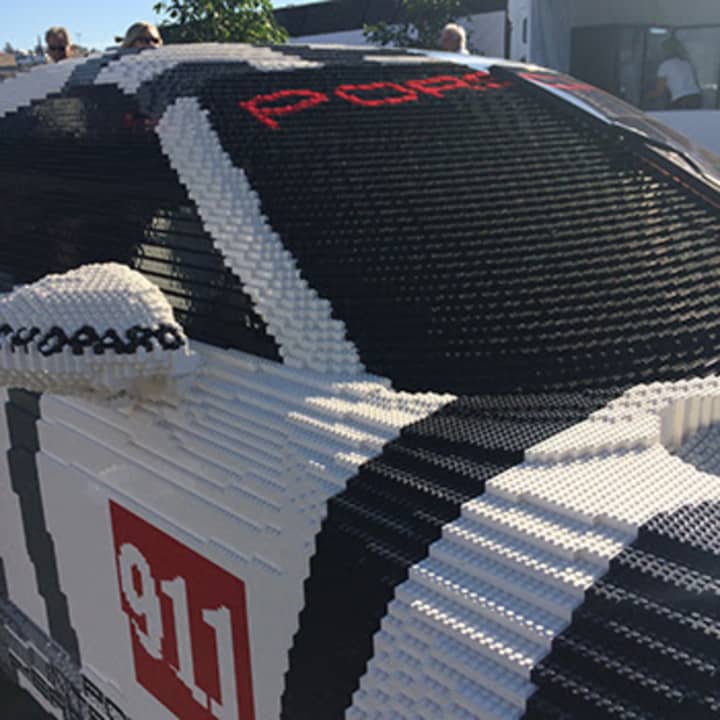 Porsche and Ridge Hill are teaming up to preview the Porsche 911 RSR – half LEGO, half car – through Oct. 14