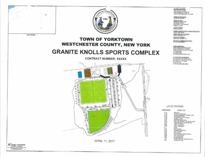 The proposed Granite Knolls Sports Complex.