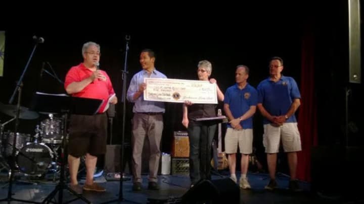 The Yorktown Lions donated $500 to help after earthquakes in Nepal.