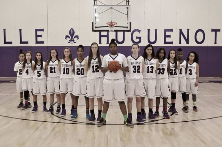 The New Rochelle High School Girls Varsity basketball team is headed to the quarter finals.