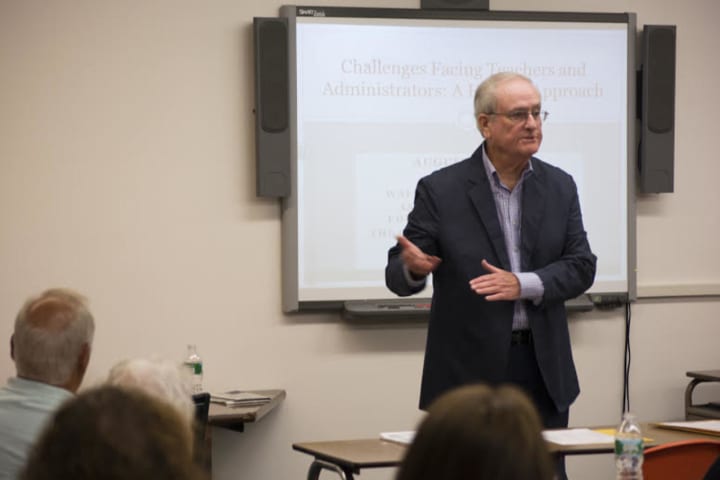 Walter Sullivan, associate professor of educational leadership, was one of the faculty from The College of New Rochelle to present at the seventh annual Archdiocese Seminar for Secondary School Educators. 