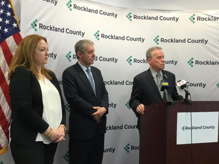Dr. Susan Hoerter, the medical director of the Rockland County Department of Mental Health, Rockland District Attorney Thomas Zugibe  and Rockland County Executive Ed Day
