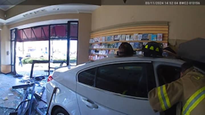 A 76-year-old man drove into the front of a chocolate shop after losing control of is vehicle.&nbsp;