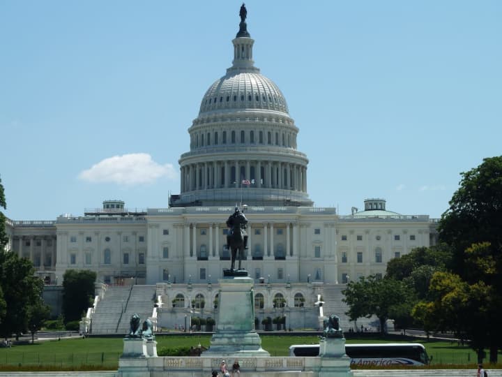 The US Capitol building.&nbsp;