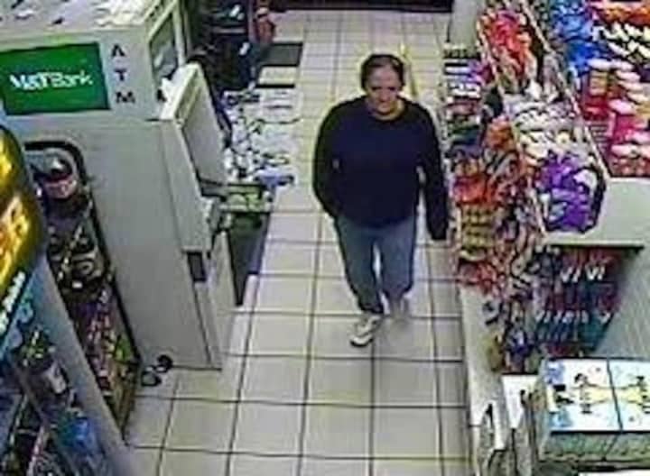 Police are looking for this woman who allegedly held up a gas station June 10 in Holbrook.