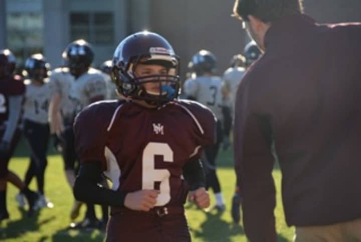 Brody McGuinn of Valhalla played quarterback on the junior varsity team at Horace Mann School in the Bronx.