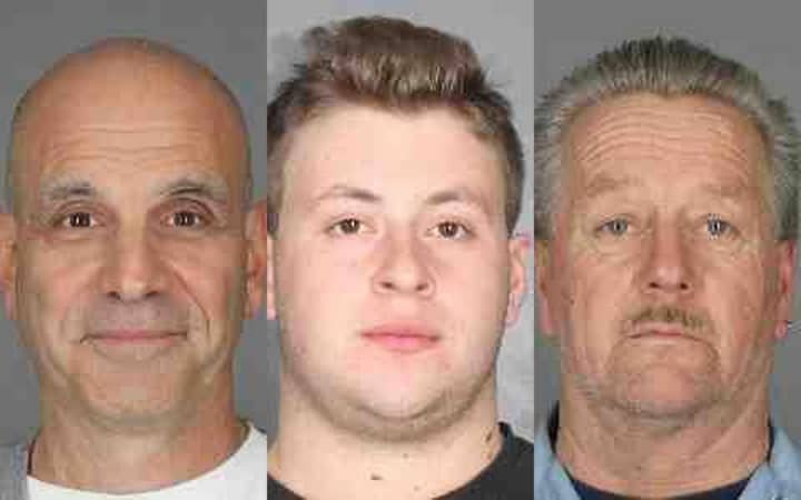 Stephen DiSalvo, Chris E. Leggio and Chris C. Leggio all stand accused of defrauding Westchester County businesses.