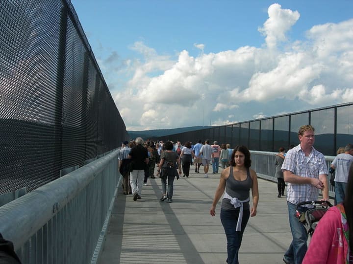 The popularity of the Walkway Over the Hudson, a pedestrian bridge which links Poughkeepsie and Highland, helped boost tourism this summer in Dutchess County.