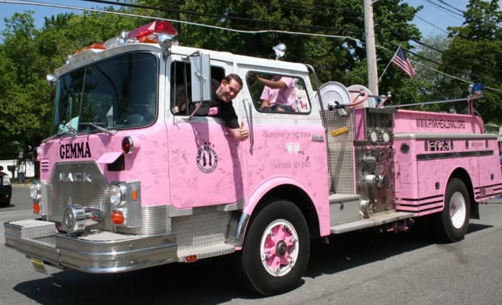 Guardians of the Ribbon Northern New Jersey&#x27;s pink fire truck will be in Woodcliff Lake Saturday for the Breast Cancer Awareness Fundraiser.
