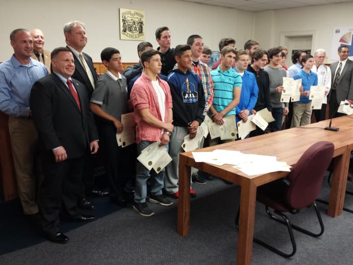 The Emerson Borough Council honored the champs on Tuesday.