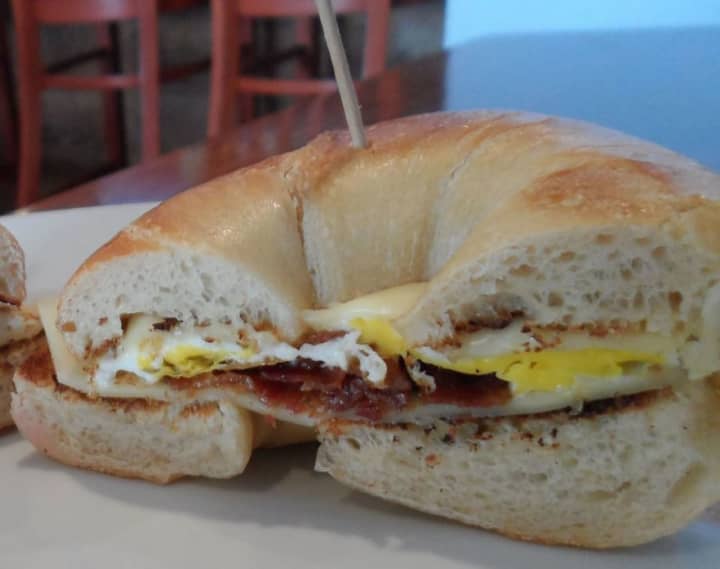 Yianni&#x27;s Cafe in Brigantine is known for its savory bagel sandwiches like the ‘Meat Lovers’ (egg, bacon, pork roll, sausage patty and cheese) and the ‘Shore Favorite’ (egg, avocado, bacon and cheese).