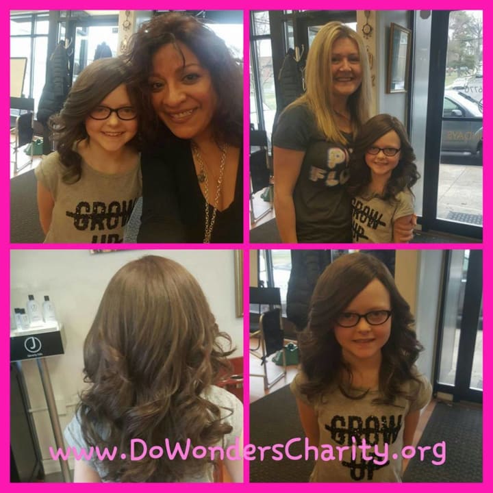 Do Wonders provides wigs to ladies dealing with cancer. This lass came in, in January. &quot;They were sad when they came, but all smiles by the time they left. ... THIS is who you are helping by donating to Do Wonders.&quot;