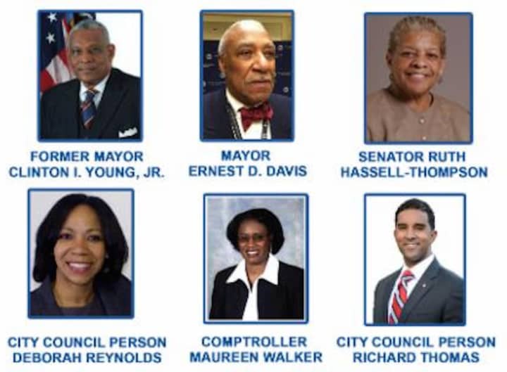 The six candidates seeking to serve as mayor of Mount Vernon for the next several years.